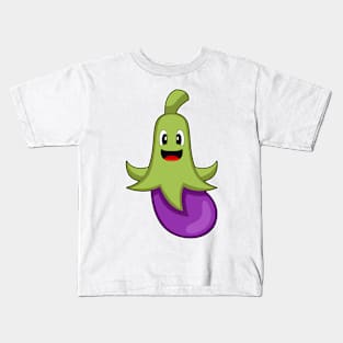 Octopus Eggplant Kids T-Shirt